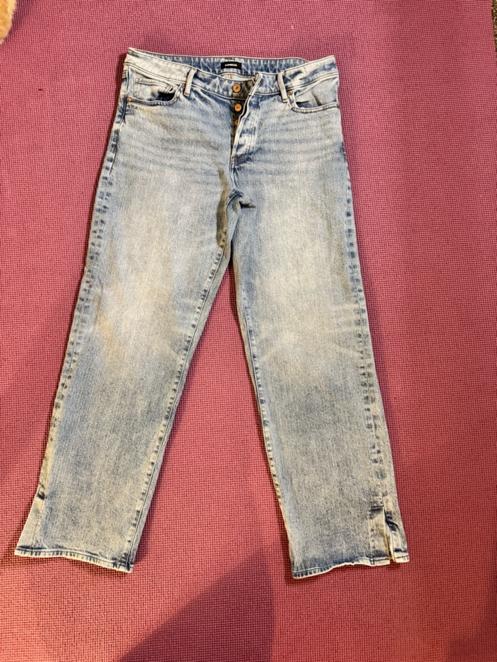 Express Light Blue Straight Women's Jeans